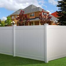 Veranda Dover 6 Ft H X 8 Ft W Vinyl Privacy Fence Panel Kit 141569 The Home Depot Vinyl Privacy Fence Privacy Fence Panels Fence Panels
