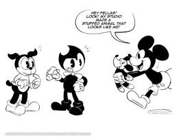 Bendy And The Ink Machine Tumblr Bendy And The Ink Machine Cartoon Crossovers Ink