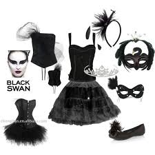 If you already own one to finish your costume you will need either black or white ballet slippers. Black Swan Easy Costume Masquerade By Drama90princess On Polyvore Featuring Polyvore Fashion Style Dolce Black Swan Costume Easy Costumes Black Swan