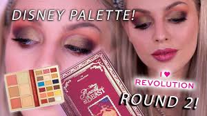 Disney Get Ready With Me Using Beauty And The Beast Palette Round 2 I Heart Revolution Youtube