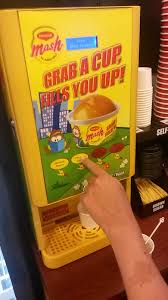 The world's largest vending machine is located in kuala lumpur, malaysia. Mashed Potato Vending Machine Photo