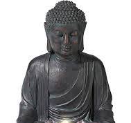 Meditating Buddha 24" High Large Zen Asian Indoor Outdoor Decor Resin Floor  Fountain with Light LED Standing Bubbler Water Feature for Outside Garden  ...