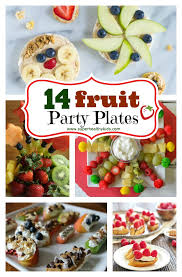 Finding items that are small enough but great statement pieces can sometimes be challenging. 14 Fruit Party Plates Super Healthy Kids