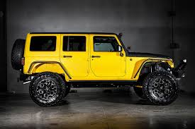 Black And Yellow Rims For Jeep Wrangler Custom Jeep Wrangler Yellow Jacket Highsnobiety Yellow Jeep Custom Jeep Wrangler Jeep Wrangler