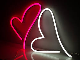 Love Neon Sign Pink Heart Neon Sign Wall Light Etsy Neon Signs Love Neon Sign Pink Neon Sign
