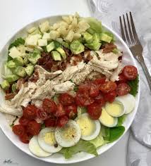 Healthy salad recipes with nutrition facts. Modified Healthy Cobb Salad Heather Mangieri Nutrition