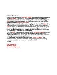 College Recommendation Letter From A Math Teacher College Recommendation Letter Math Teacher Letter Of Recommendation