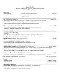 mis sample resume by lamar university