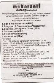 Lowongan krja terbaru bumn wilayahcibinong citerep : Info Lowongan Kerja Bogor