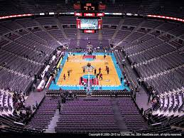 palace of auburn hills view from upper level 208 vivid seats