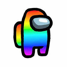 Rainbow Skin Among Us Custom Skins Rainbow Wallpaper Chinese White Dolphin White Dolphin