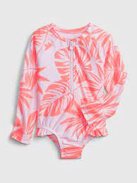Toddler Recycled Swim One Piece Rash Guard Gap