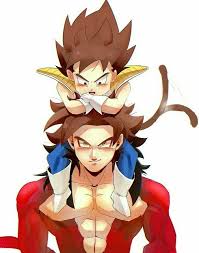 Goku Ssj4 And Kid Vegeta Dragon Ball Super Manga Kid Vegeta Anime Dragon Ball