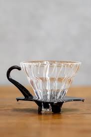 Hario v60 glass coffee dr. Hario V60 Glass Dripper Pour Over Coffee Leaf Bean Machine