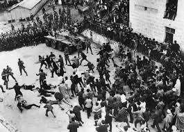 In the 1950s, fear and violence escalate as the people of algiers fight for independence from the french government. The Battle Of Algiers La Bataille D Alger Gillo Pontecorvo 1966 120 Min European History Politics And Society