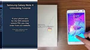 Settings · from the personal section, tap. Unlock Samsung Galaxy Note 4 Factory Unlock In Minutes Youtube