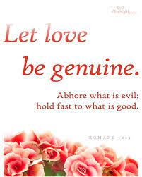 Genuine Love Ecard What Is Evil Doers Of The Word Faith In God