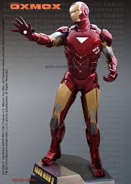 Iron Man 2 Full Size Display Statue For The Movie Tony Stark Marc Klinnert Gaby Klinnert Studio Oxmox Marvel Entertainment