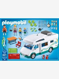 6671 Famille Avec Camping Car Playmobil Blanc Playmobil Camping Car Playmobil Camping Car Camping