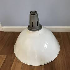 Fixture will need to be hard. Vintage Enameled Light Fixture Ceiling Porcelain Metal Farmhouse Barn Kitchen Collectible Display Industrial Utility Carol S True Vintage And Antiques