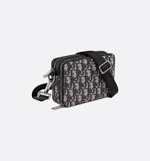 Plenty of different size pockets to store your items like cosmetics, lipsticks, pens, keys, smartphone, wallet, cards, glasses, accessories. Pouch With Shoulder Strap Beige And Black Dior Oblique Jacquard Leather Goods Men S Fashion Dior