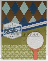 Led art craft kit card making gift colour 5050 chip bulb lamp copper foil tape. Plaid Golf Birthday Card With Embossing Satin Ribbon And 3d Elements Handmade In Australia By Prisimpress Card Making Card Making Kits Golf Birthday Cards