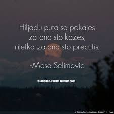Nakon zavrsenih studija na filozofskom fakultetu u beogradu, do pocetka drugog svijetskog rata, radio je kao profesor gimnazije u rodnom gradu. Mesa Selimovic On Tumblr Mantra Quotes Serbian Quotes Everyday Quotes