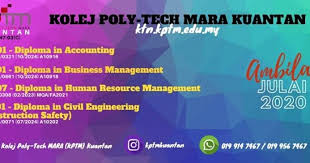 Ia telah telah diasaskan sebagai sebuah institut pengajian tinggi swasta di bawah akta institut pengajian tinggi swasta tahun 1996 (akta 555). Kolej Poly Tech Mara Permohonan Masuk Ke Kolej Poly Tech Mara Masuk Dibuka