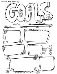 Goal Setting Coloring Pages And Printables Great For Home And School Enjoy School Goals Goal Setting Activities Goals Worksheet