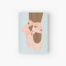 Zapatillas de punta de ballet arabesque. Cuaderno De Espiral Zapatillas De Ballet De Christie Cudia Redbubble