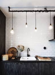 Home Glamour Now Lampa Industrialna Przepis Basement Lighting Eclectic Industrial Black Kitchen Faucets