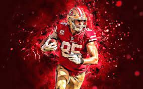 Nfl on cbs 2014, halloween, entertainment, pr. Download Wallpapers George Kittle 2020 San Francisco 49ers Nfl American Football Tight End George Krieger Kittle Neon Lights National Football League George Kittle San Francisco 49ers For Desktop Free Pictures For Desktop