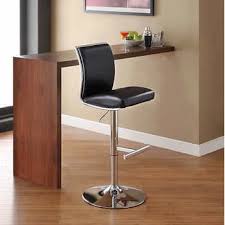 Whalen Regent Black Adjustable Stool Adjustable Stool Black Bar Stools Adjustable Bar Stools