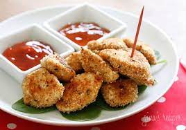 Healthy Baked Chicken Nuggets Recipe Healthy Baking Baked Chicken Nuggets Food