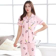 Women S Pajamas Sets 100 Cotton Kawaii Totoro Cartoon Sleepwear Nighty Female Casual Autumn Winter Pajamas Sets Cute Pijama Set Pakaian Pakaian Tidur Piyama