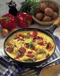 Buntes Ruhrei Mit Cabanossi Paprika Und Artischockenherzen Rezept Lecker Rezepte Ruhrei Rezept Artischockenherzen