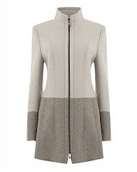 Gerry Weber Two Tone Wool Rich Coat Coat Fashion Clothes Glamour Jackets