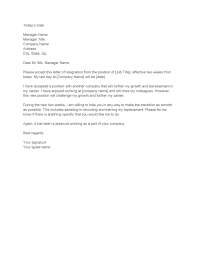 A letter of resignation is a short document that indicates your intention to quit, when your last day will be, and how you will be handing over your duties. 40 Two Weeks Notice Letters Resignation Letter Templates
