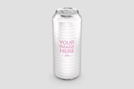 Frontal 3d View Of A Tall Beer Can Add Your Custom Label Design For An Instant Mockup Preview Custom Label Design Custom Labels Beer Can