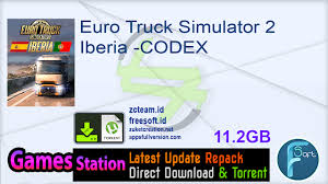 Cpu de doble núcleo de 2,4 ghz · memoria: Euro Truck Simulator 2 Iberia Codex Free Download