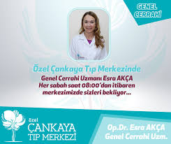 Op Dr Esra Akca Genel Cerrahi Uzmani Ozel Cankaya Tip Merkezimizde Hasta Kabulune Baslamistir Her Sabah Saat 08 00 Dan Itibaren Merkezimizde Sizleri Bekli Tip