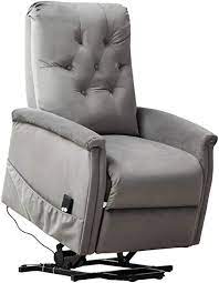 Power Lift Recliner Chair For Elderly Heavy Duty Fabric Living Room Chair Single Sofa Seat With Remote Co In 2021 Grey Furniture Living Room Sofa Seats Recliner Chair