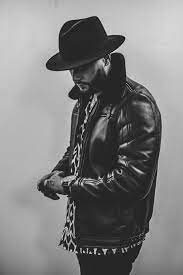 Grayscale Photography Of Man Wearing Black Leather Jacket Cargo Jacket Mens Leather Jacket Men Green Cargo Jacket