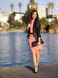 Leather Pond Sydne Style Coral Dress Outfit Formal Dresses For Women Editorial Fashion