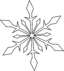Snowflake Outline 2 Christmas Stencils Free Stencils Snowflake Stencil