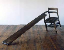 Schoolchair1 By Mark Shunney Metal Bistro Chairs Weird Furniture Art Chair