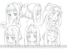 tvアニメ 織田信奈の野望 の新たなキャラ線画が公開 線画 11点です キャラクターのスケッチ アニメスケッチ イラスト