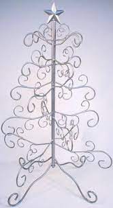 Big 24 Silver Wire Ornament Display Tree Stand Holder Ornament Tree Display Ornament Display Wire Ornaments
