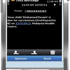 In malaysia, we have a vaccination schedule known. Pdf Children Vaccination Reminder Via Sms Alert