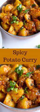 Indian Spicy Potato Curry And Gravy Recipe Potato Curry Spicy Recipes Curry Recipes